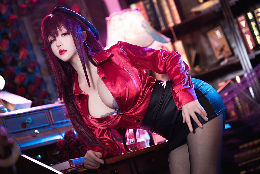 [Welfare COS] Miss Coser Xingzhichi - Skaha-True Red Teaching Gun