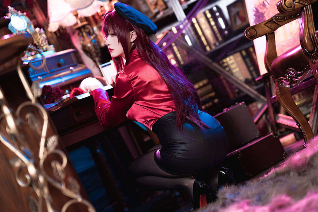 [Welfare COS] Miss Coser Xingzhichi - Skaha-True Red Teaching Gun