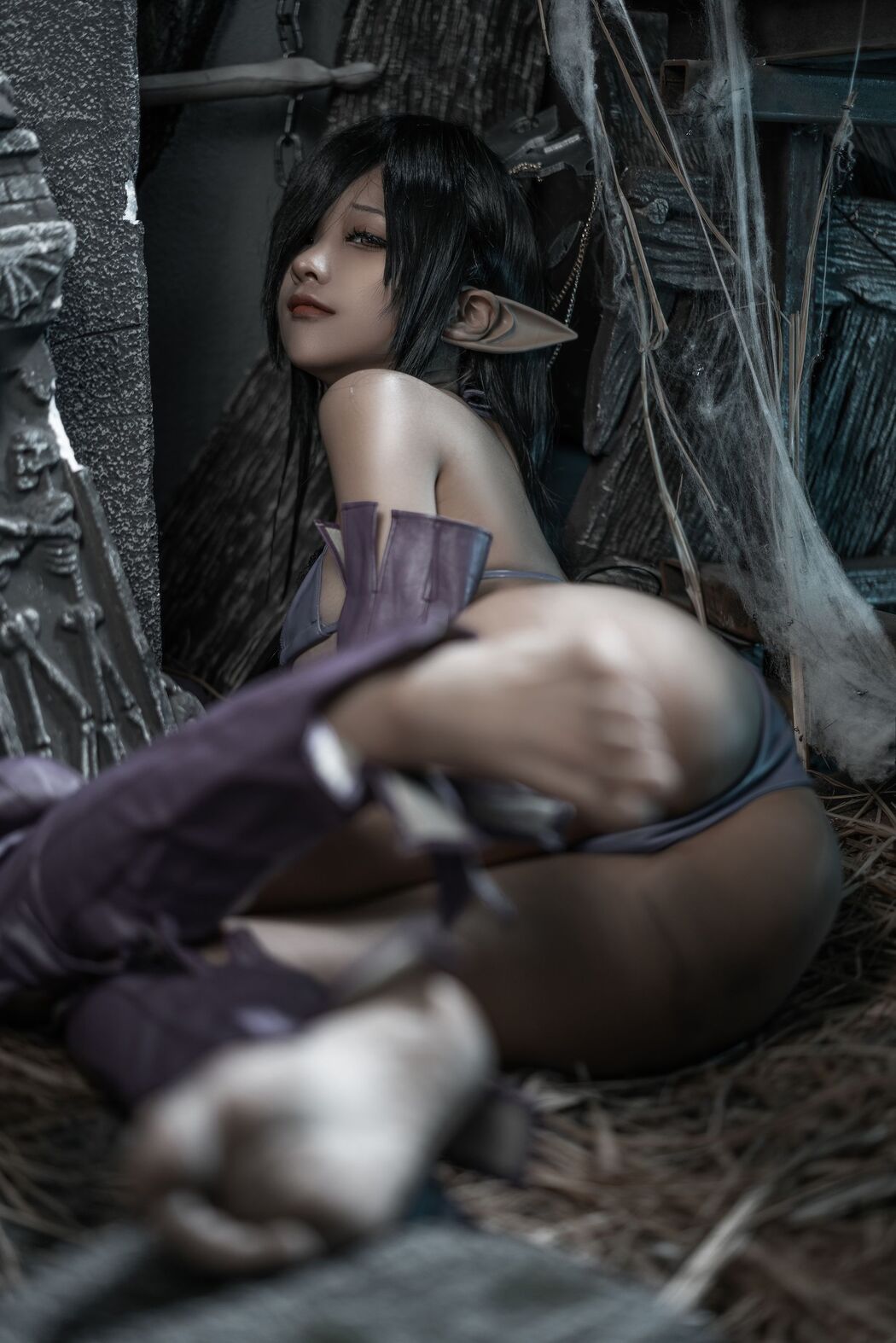 [Net Red COSER Photo] Anime Blogger Stupid Momo - The Queen of Black Beasts
