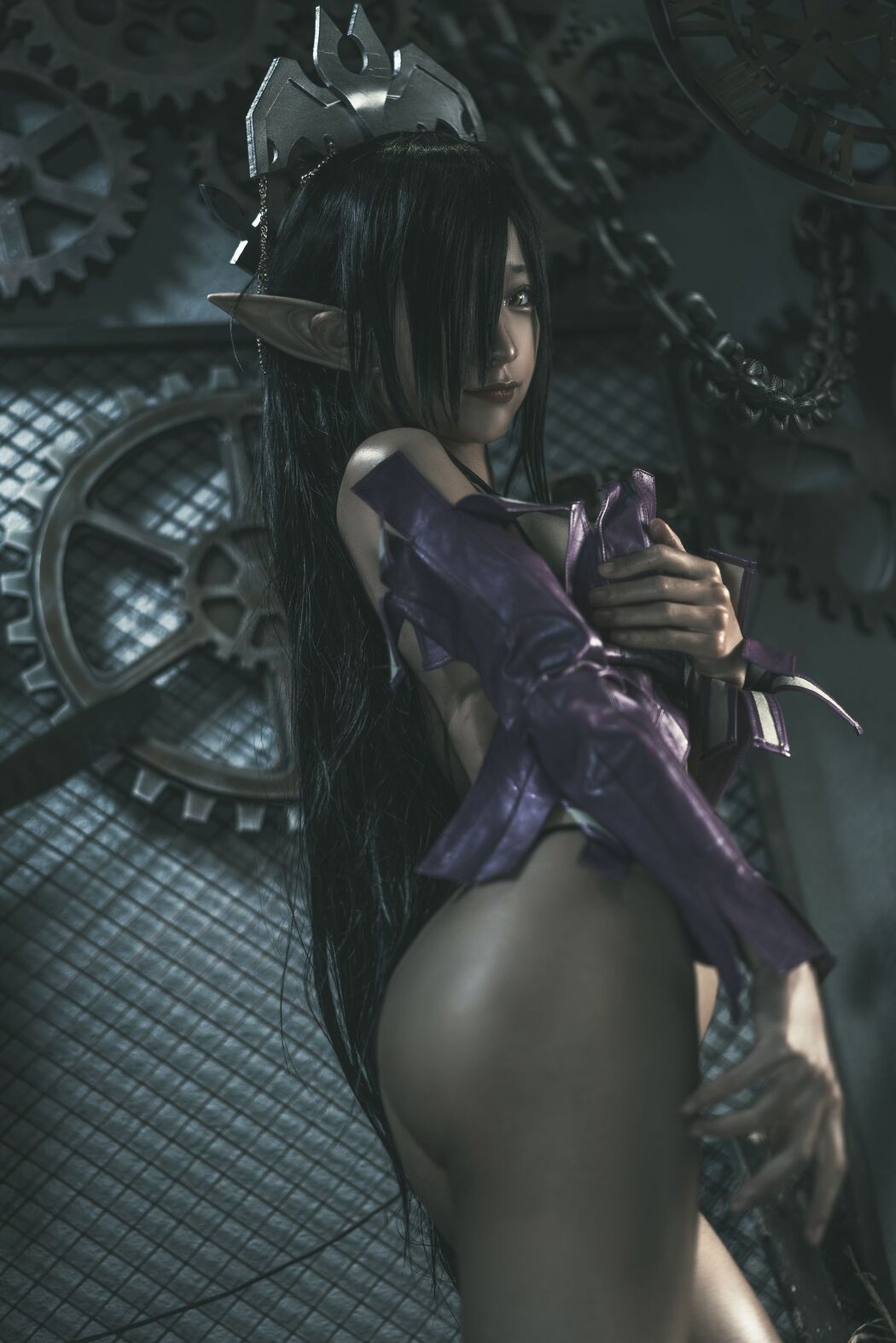 [Net Red COSER Photo] Anime Blogger Stupid Momo-Queen of Black Beasts Original