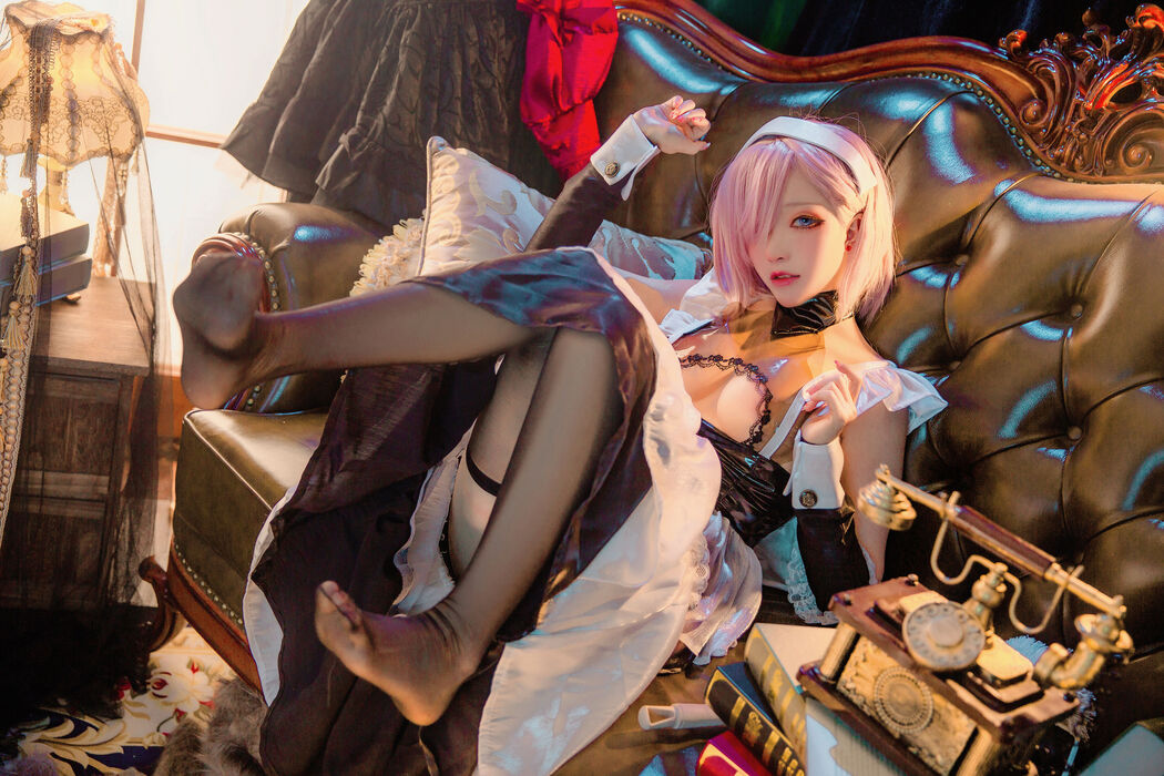 [Internet celebrity COSER photo] Cheese block wii photo - Miyamoto Musashi Maid