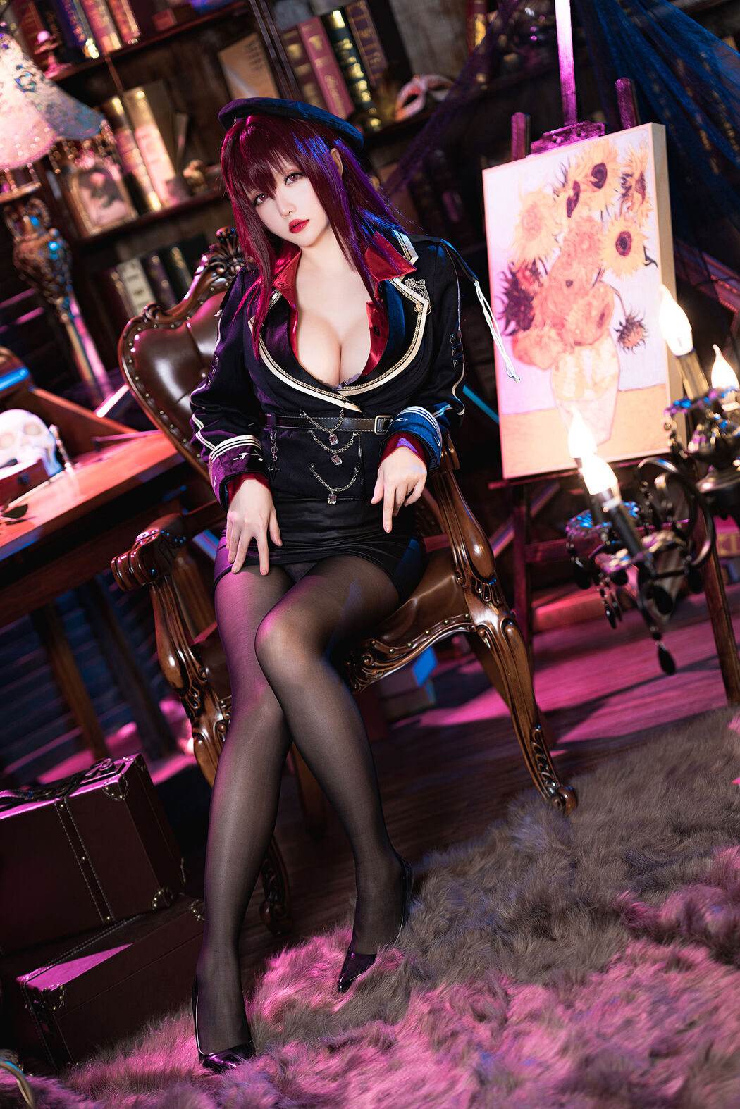 [Welfare COS] Miss Coser Xingzhichi - Skaha-True Red Teaching Gun