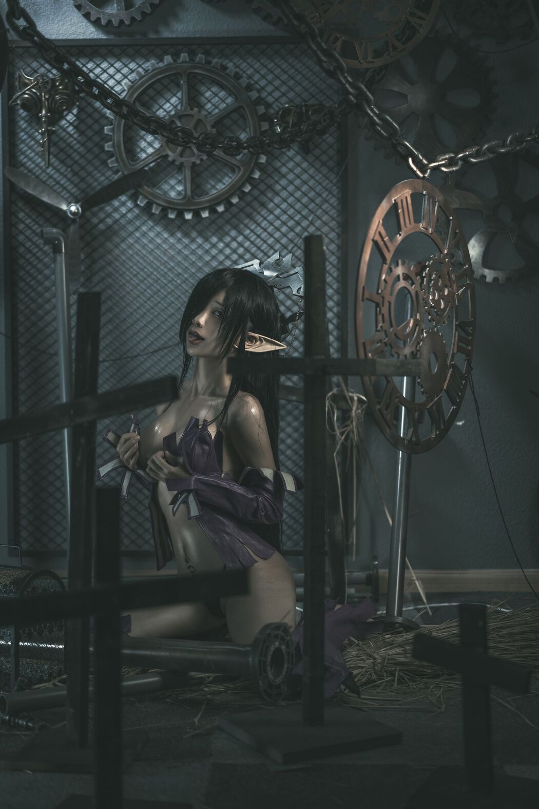 [Net Red COSER Photo] Anime Blogger Stupid Momo-Queen of Black Beasts Original