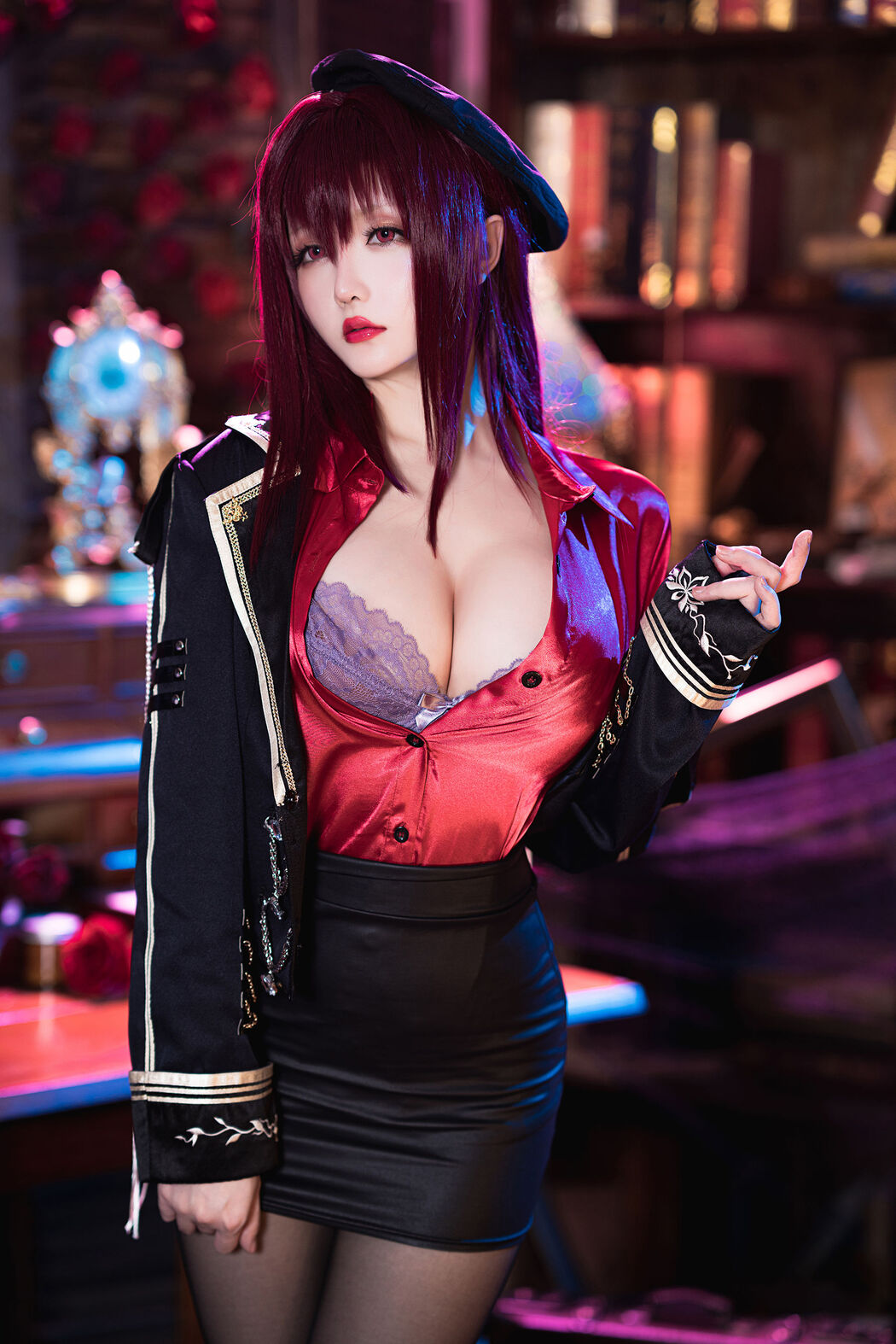 [Welfare COS] Miss Coser Xingzhichi - Skaha-True Red Teaching Gun