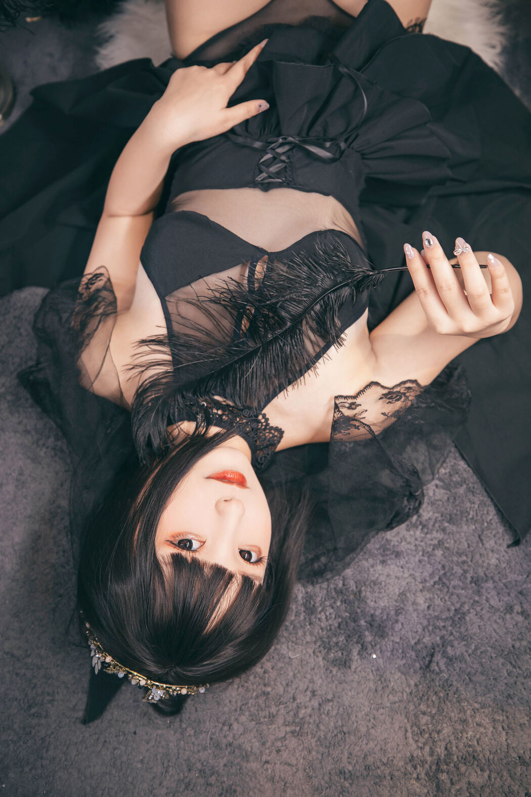 [Internet Celebrity COSER] Lolita God Rakusaka Mafuyu's Heaven にfall ちる - Fall into Heaven