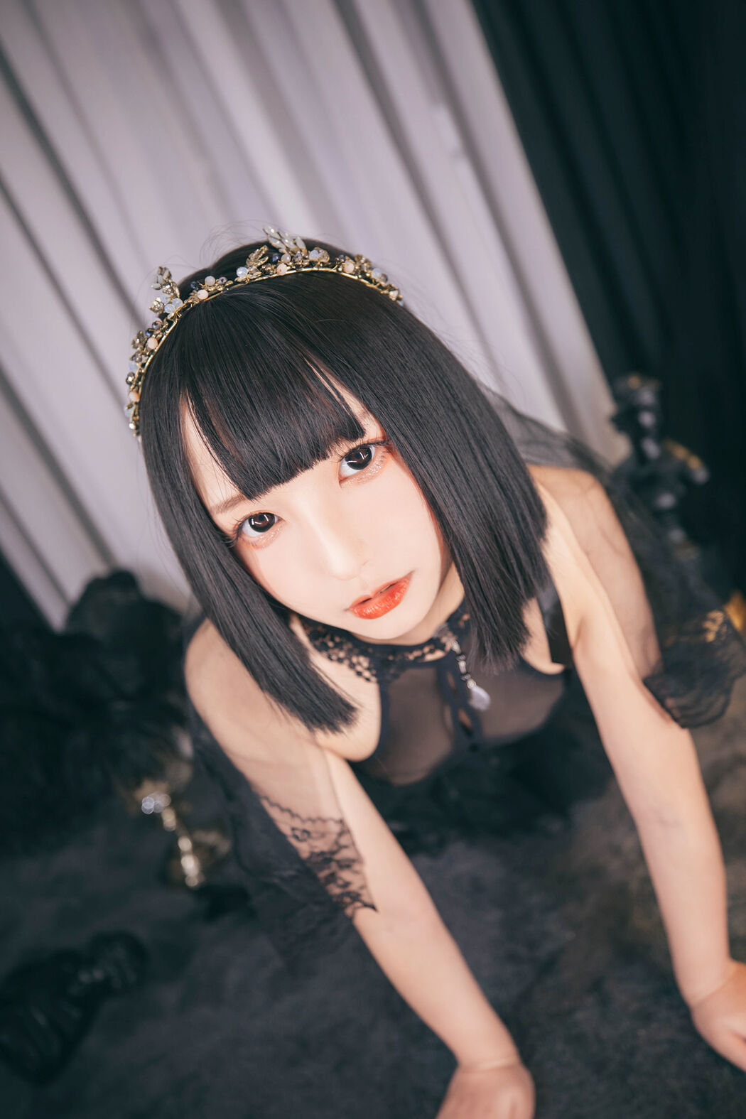 [Internet Celebrity COSER] Lolita God Rakusaka Mafuyu's Heaven にfall ちる - Fall into Heaven