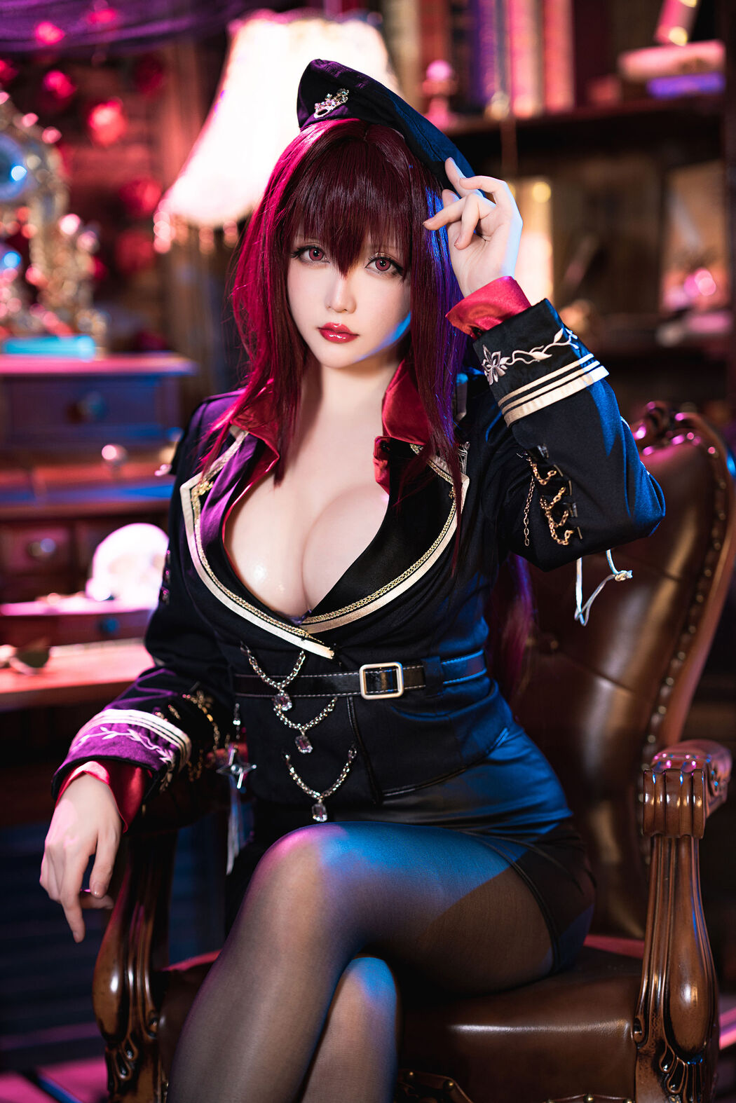 [Welfare COS] Miss Coser Xingzhichi - Skaha-True Red Teaching Gun