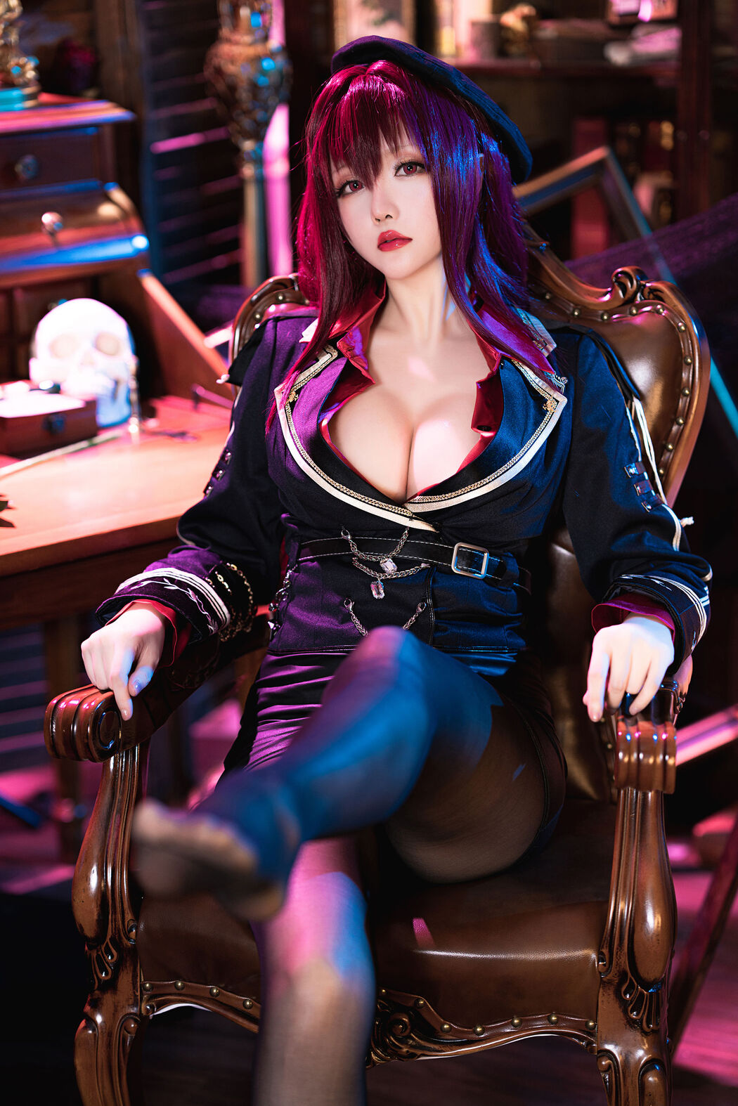 [Welfare COS] Miss Coser Xingzhichi - Skaha-True Red Teaching Gun
