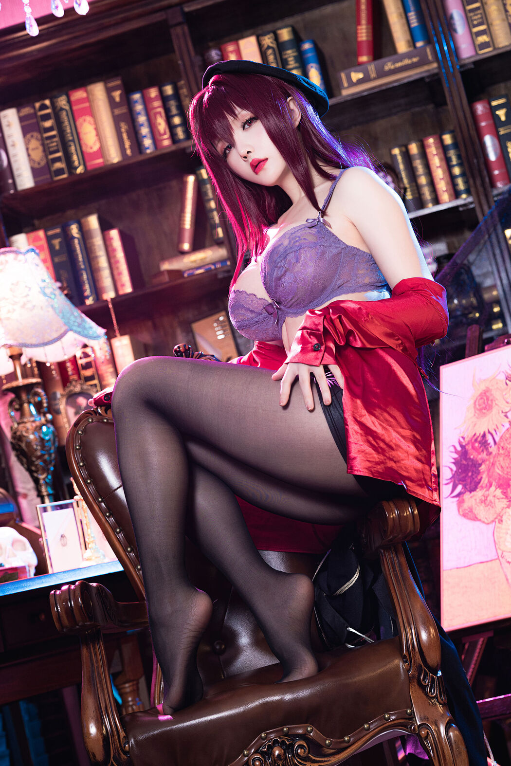 [Welfare COS] Miss Coser Xingzhichi - Skaha-True Red Teaching Gun