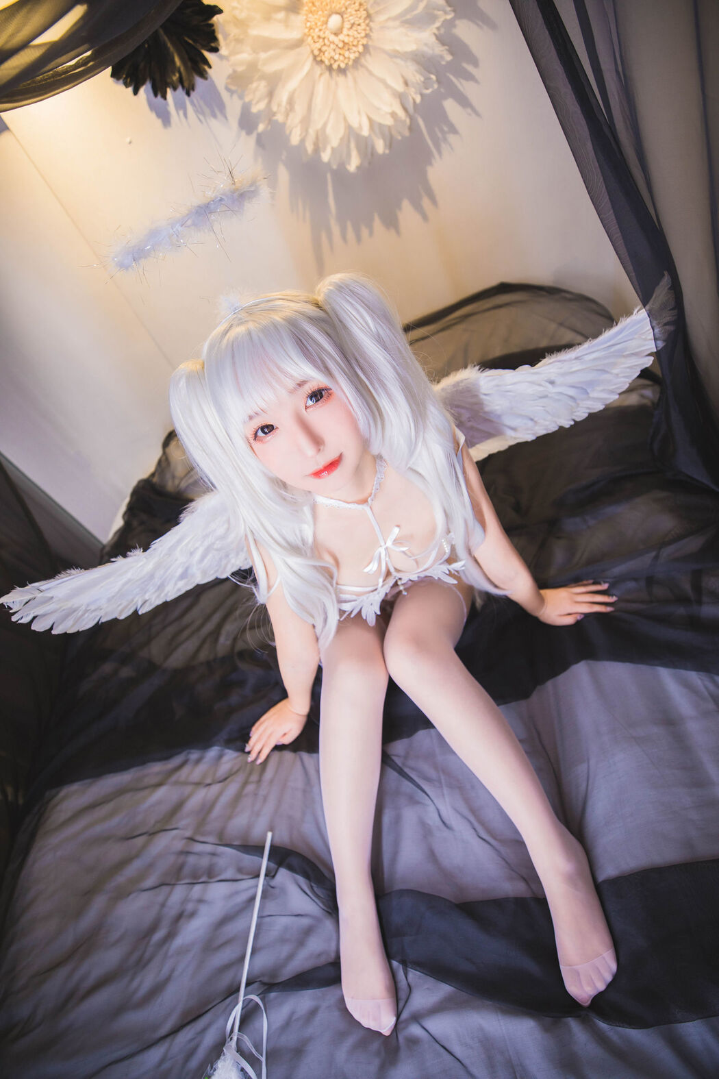 [Internet Celebrity COSER] Lolita God Rakusaka Mafuyu's Heaven にfall ちる - Fall into Heaven