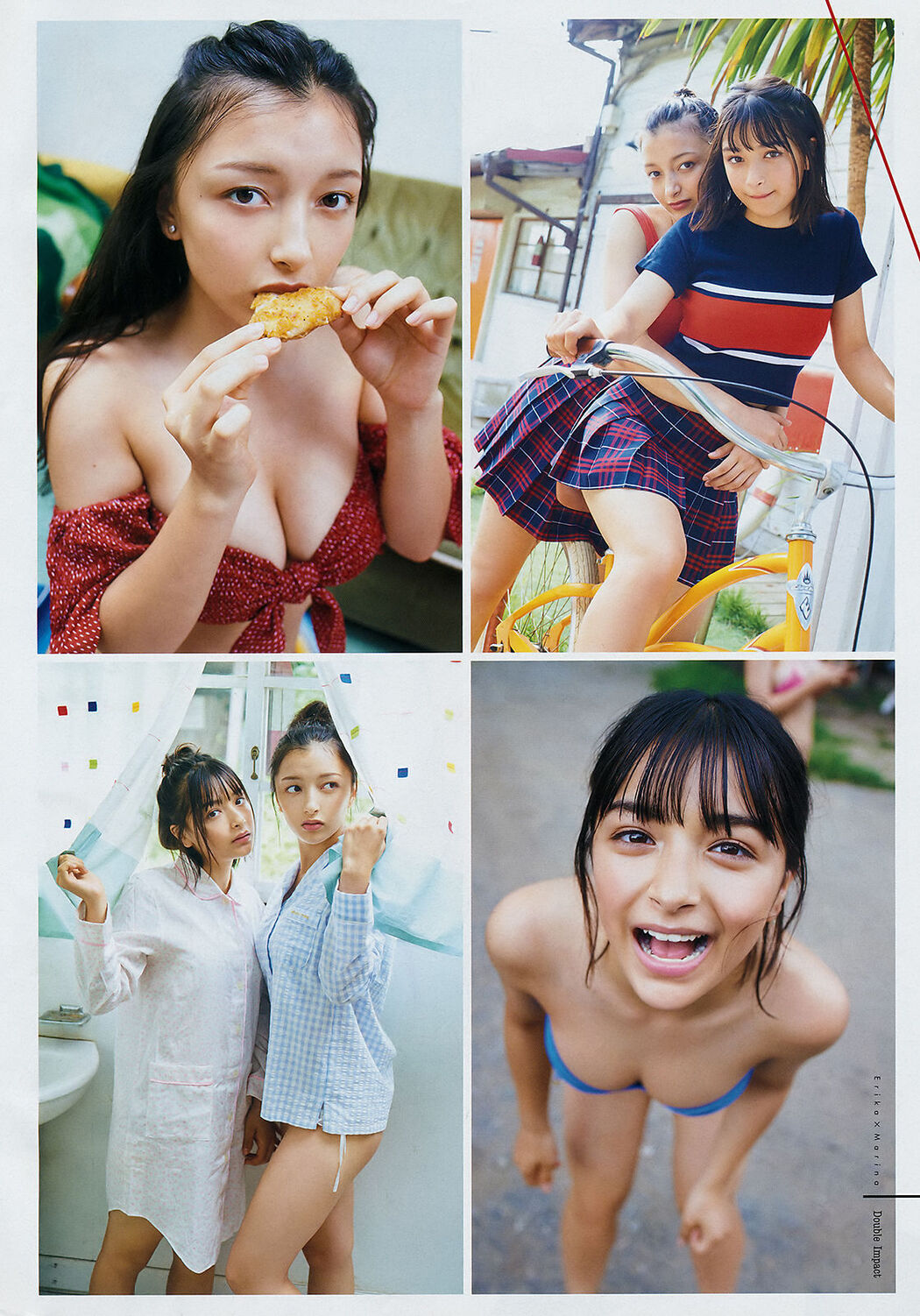[Young Magazine] Rina Asakawa Nana Asakawa 2018 No.44 Photograph Cover Photo