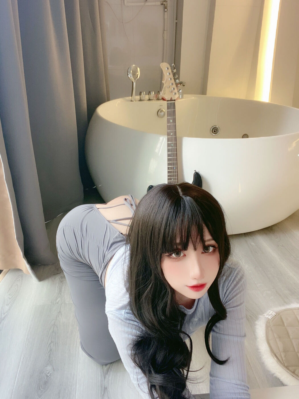 [Net Red COSER Photo] Anime blogger Jiuqu Jean - Guitar Sister