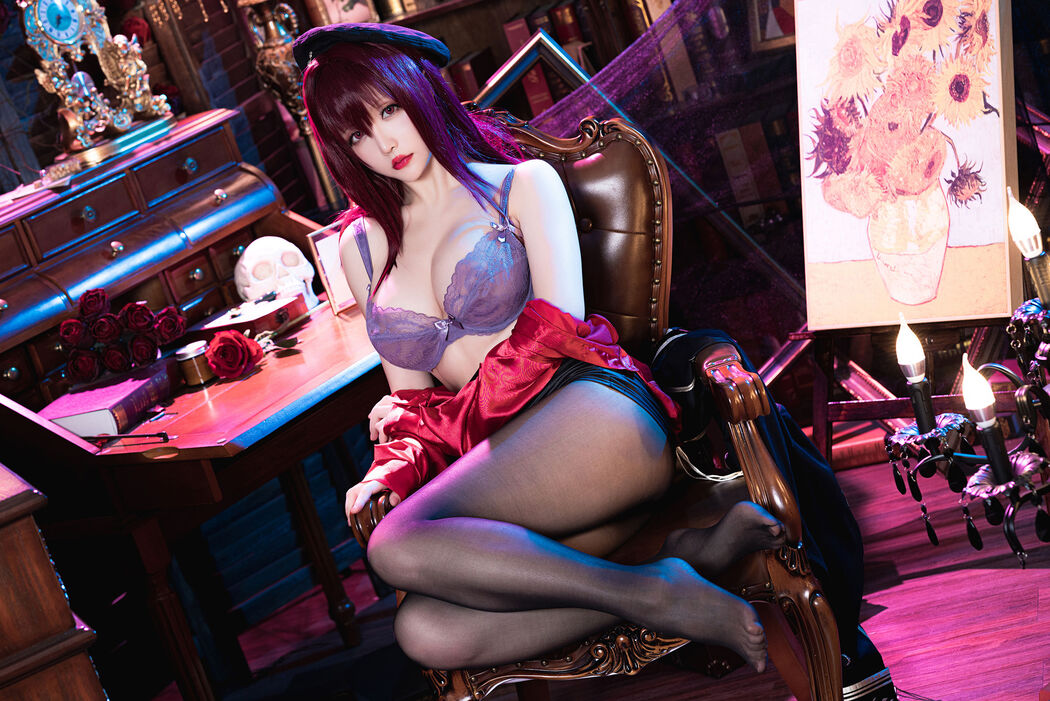 [Welfare COS] Miss Coser Xingzhichi - Skaha-True Red Teaching Gun