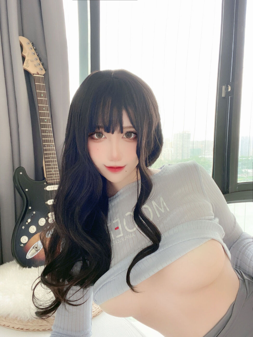 [Net Red COSER Photo] Anime blogger Jiuqu Jean - Guitar Sister Cover Photo