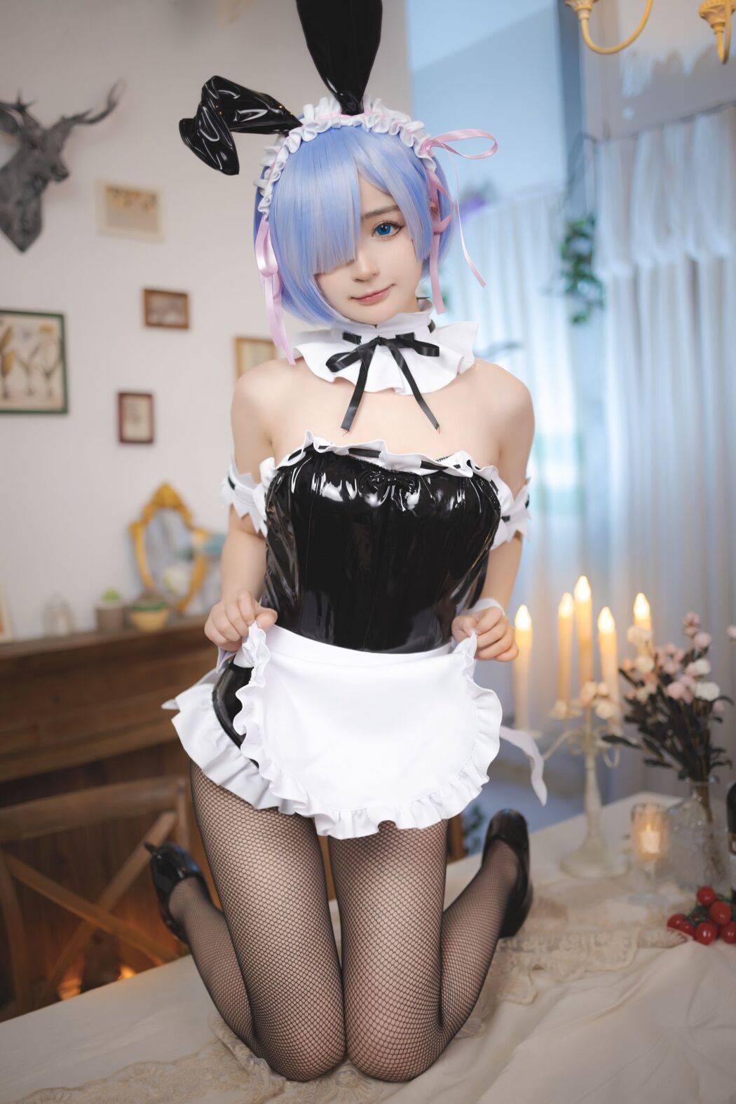 [Net Red COSER] Sakurai Ningning - Rem Bunny Girl