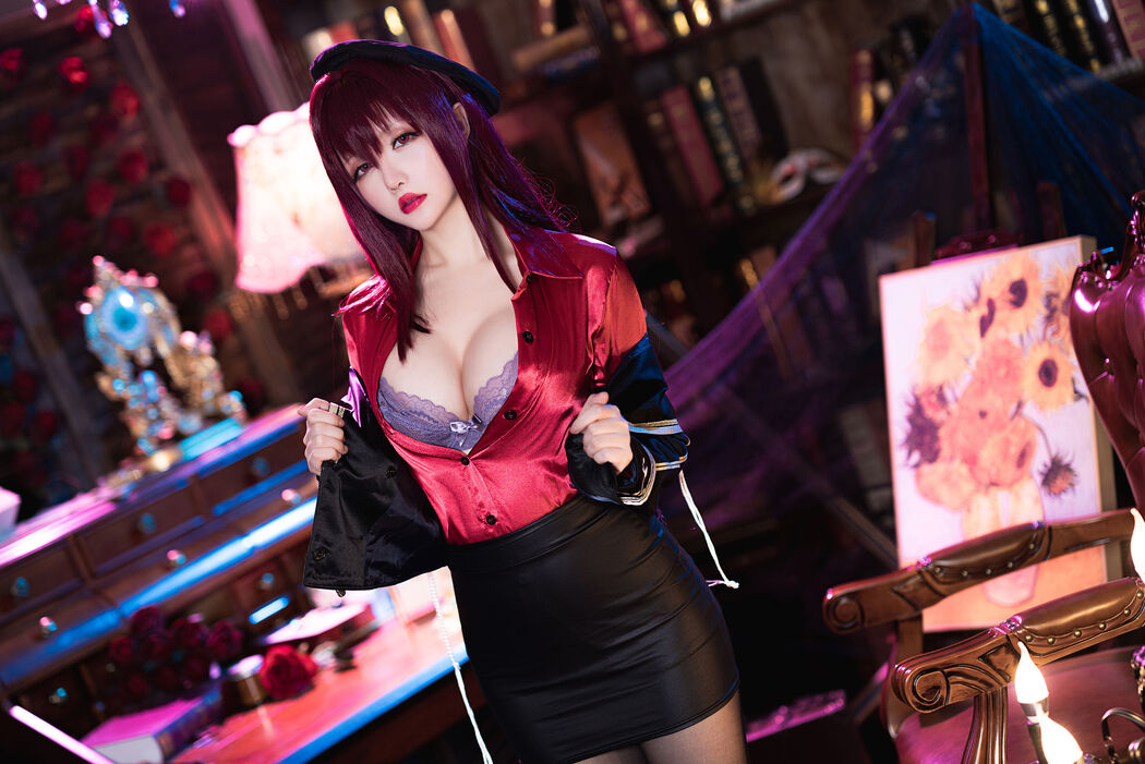 [Welfare COS] Miss Coser Xingzhichi - Skaha-True Red Teaching Gun