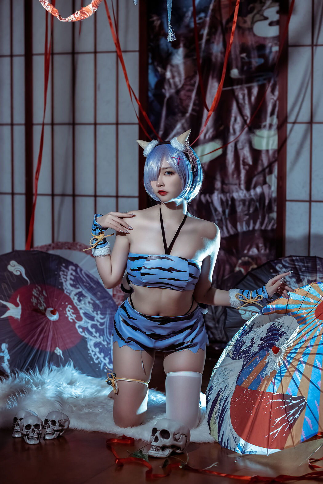 [Net Red COSER Photo] Popular Coser Erzuo Nisa-Rem Summer Ghost Clothes
