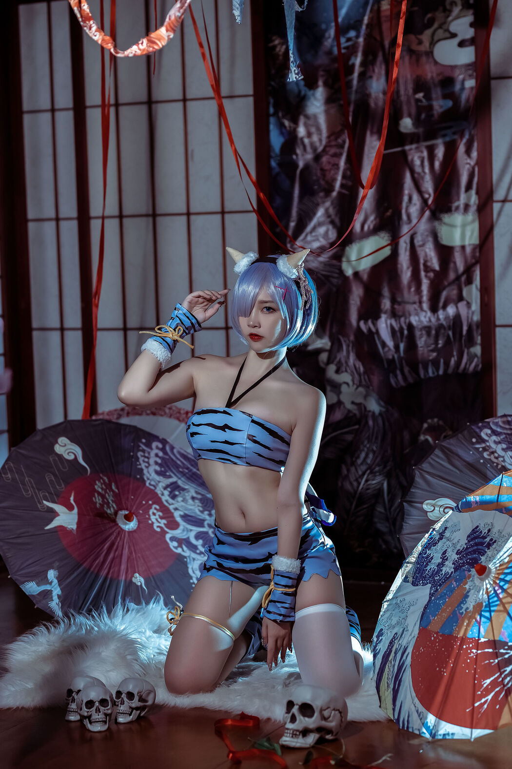 [Net Red COSER Photo] Popular Coser Erzuo Nisa-Rem Summer Ghost Clothes