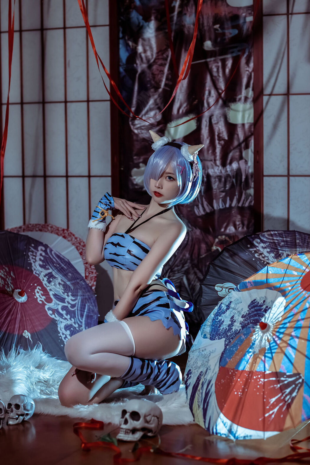 [Net Red COSER Photo] Popular Coser Erzuo Nisa-Rem Summer Ghost Clothes