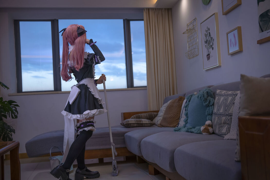 [Net Red COSER Photo] Anime blogger G44 will not be hurt - lade maid