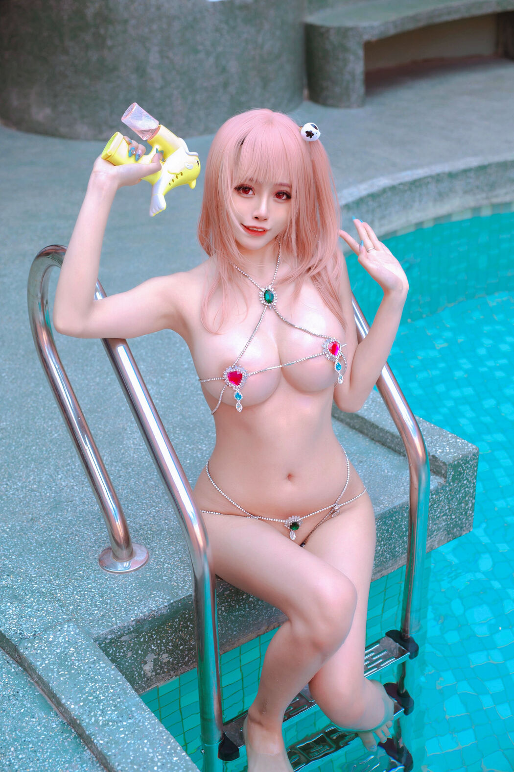 [Net Red COSER Photo] Japanese Sexy Loli Byoru - Honoka Fortune Swimsuit