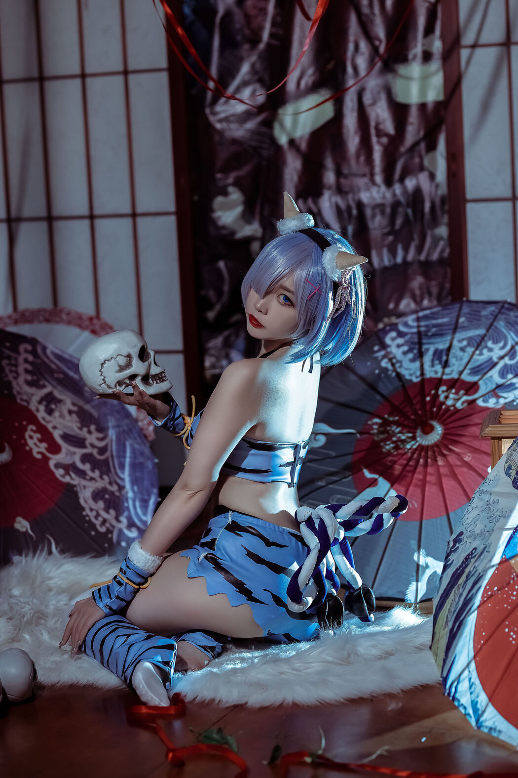 [Net Red COSER Photo] Popular Coser Erzuo Nisa-Rem Summer Ghost Clothes