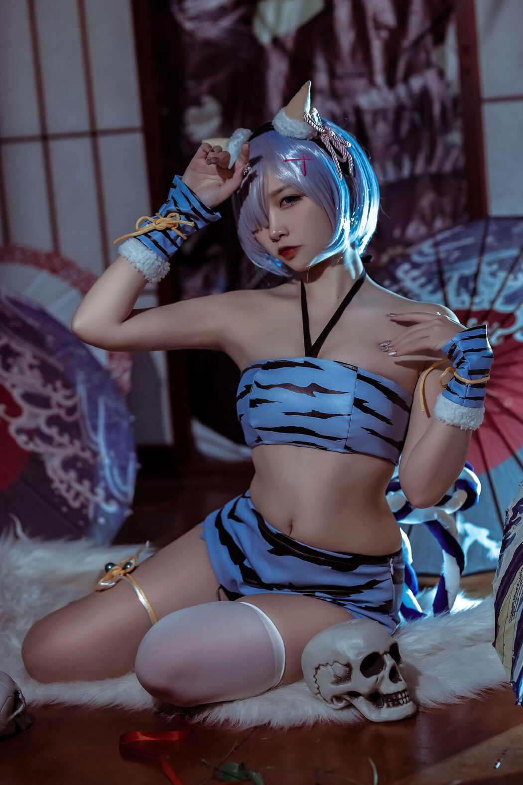 [Net Red COSER Photo] Popular Coser Erzuo Nisa-Rem Summer Ghost Clothes