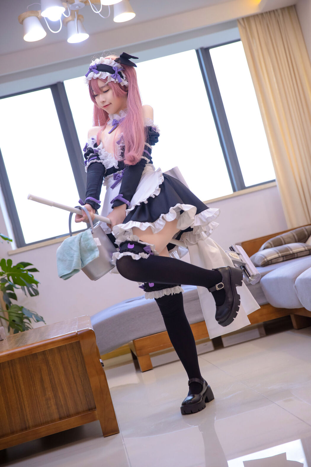 [Net Red COSER Photo] Anime blogger G44 will not be hurt - lade maid