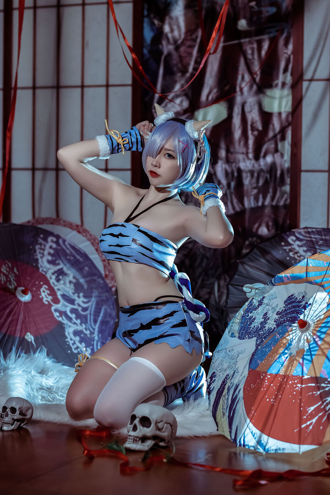 [Net Red COSER Photo] Popular Coser Erzuo Nisa-Rem Summer Ghost Clothes