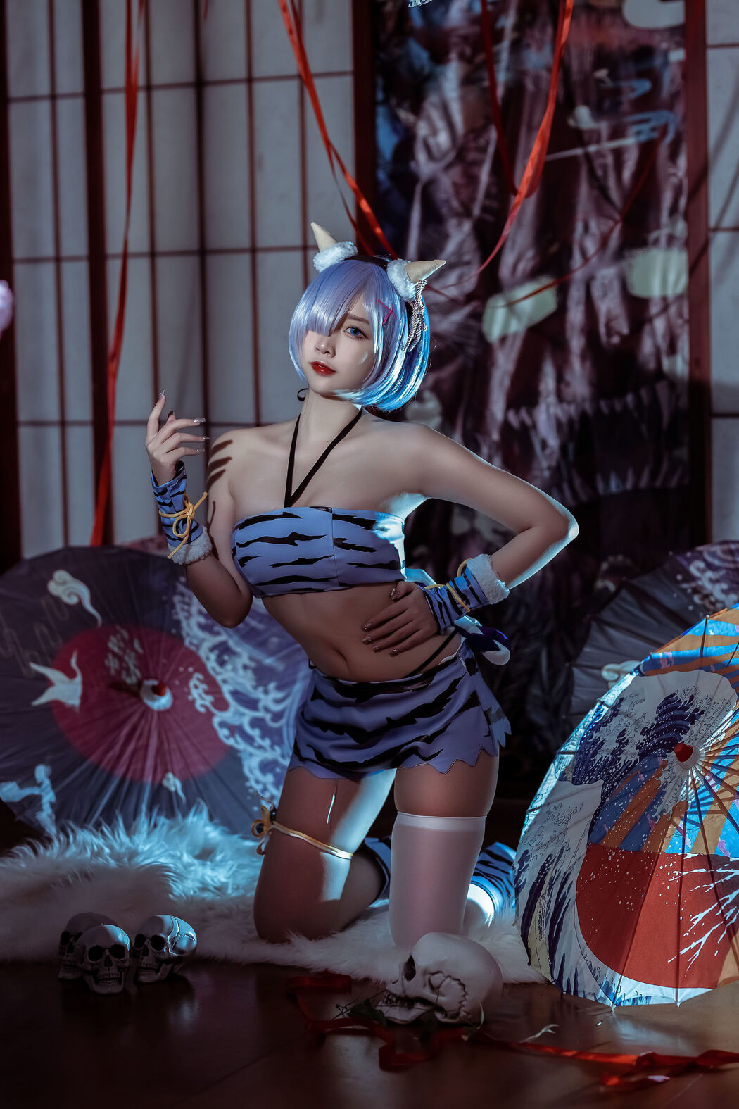 [Net Red COSER Photo] Popular Coser Erzuo Nisa-Rem Summer Ghost Clothes