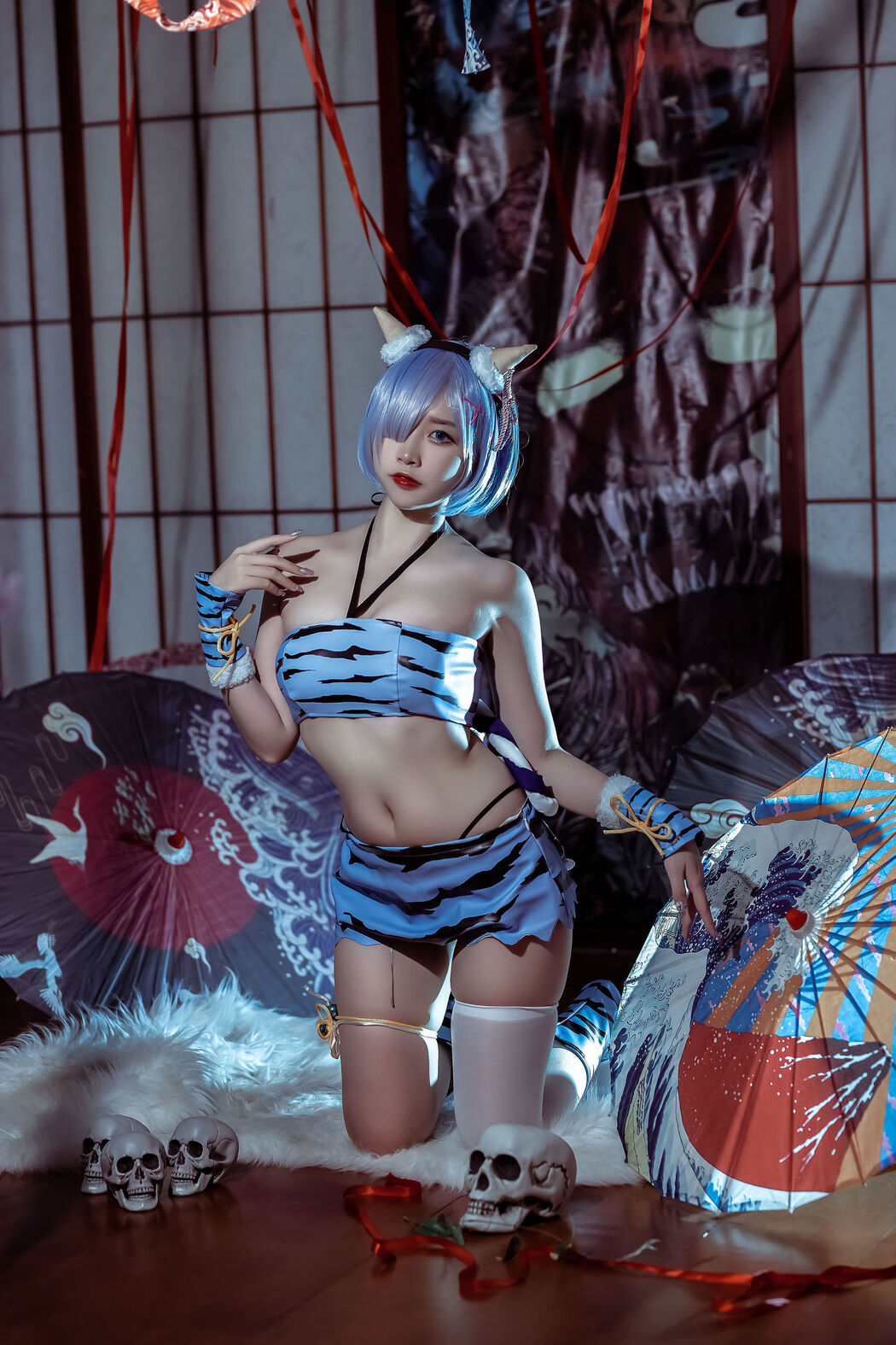 [Net Red COSER Photo] Popular Coser Erzuo Nisa-Rem Summer Ghost Clothes