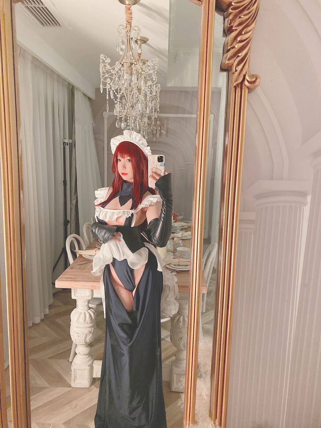 [Net Red COSER Photo] One North is also North - Skaha Doujin Maid Cover Photo