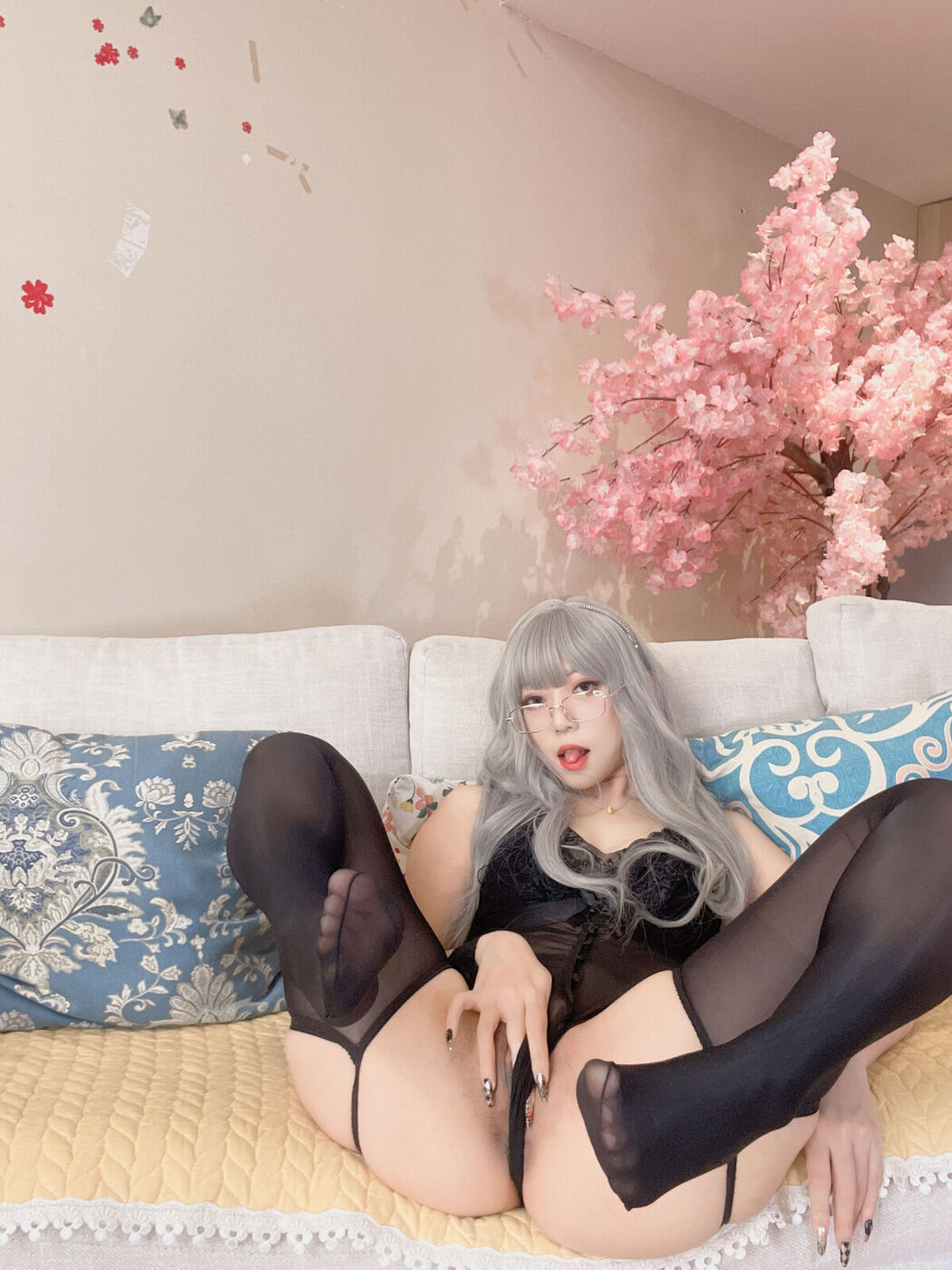 Coser@Money冷冷 – 吊带高叉