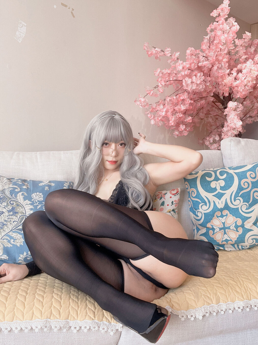 Coser@Money冷冷 – 吊带高叉