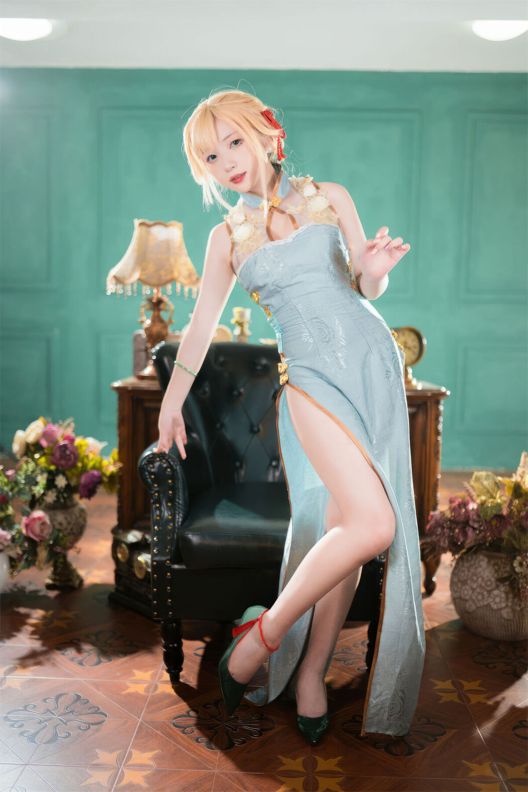 Coser@花铃 – 玉瓯立旗袍