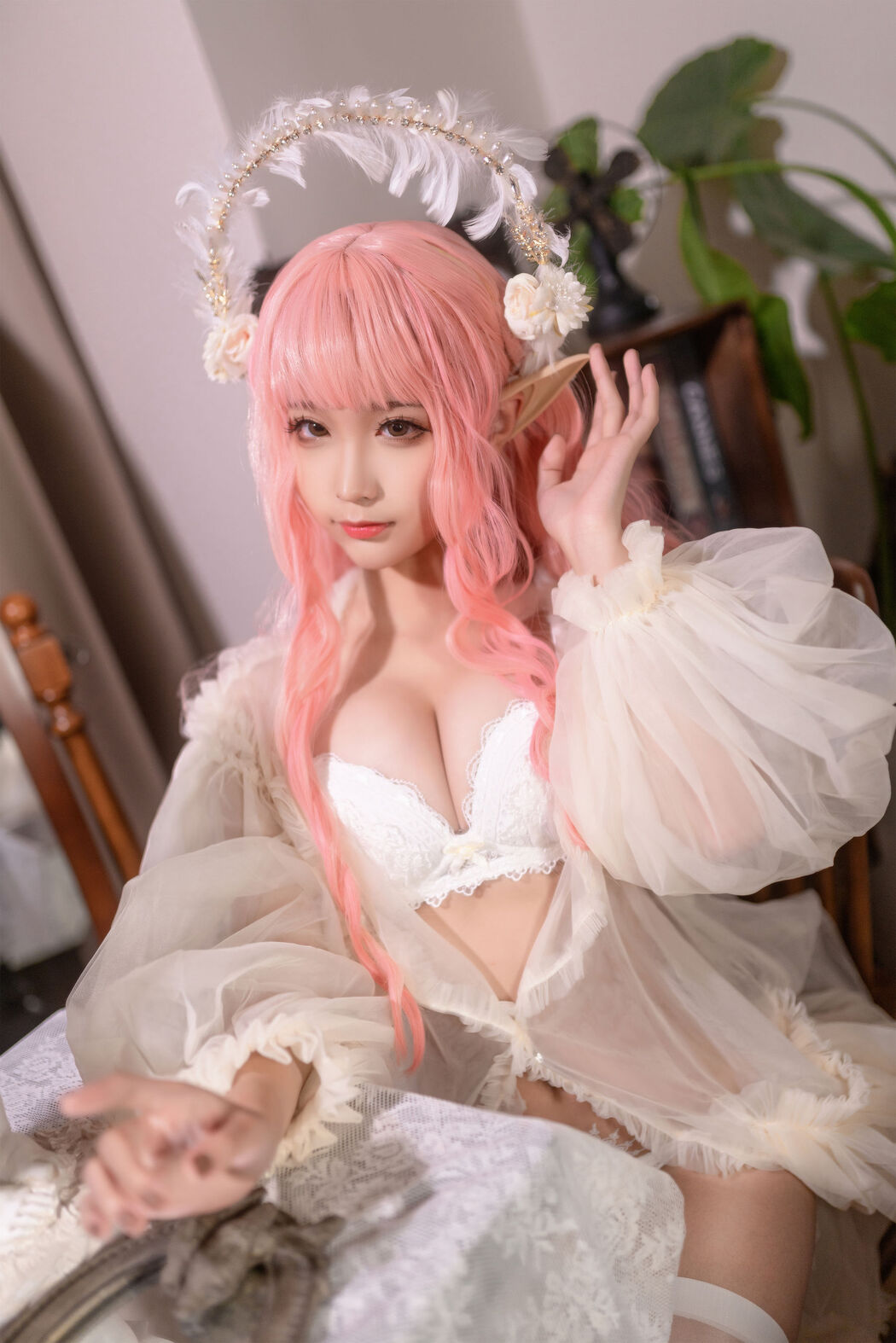 [Net Red COSER Photo] Anime Blogger Stupid Momo - Sharp Ear Kingdom Fan Elf