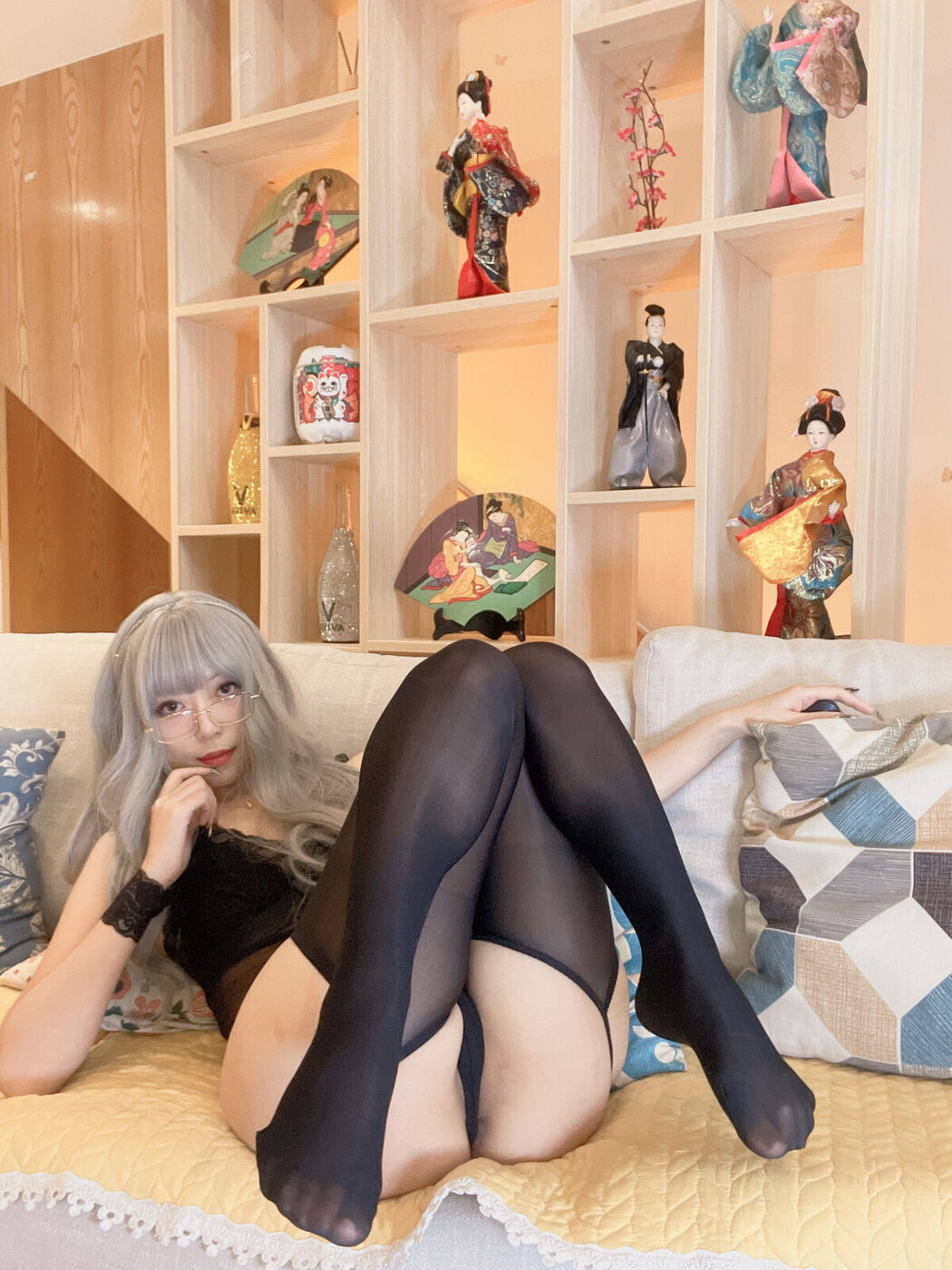 Coser@Money冷冷 – 吊带高叉