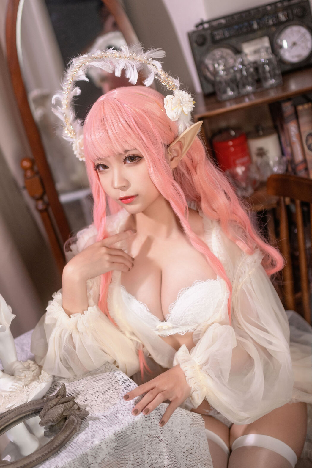 [Net Red COSER Photo] Anime Blogger Stupid Momo - Sharp Ear Kingdom Fan Elf