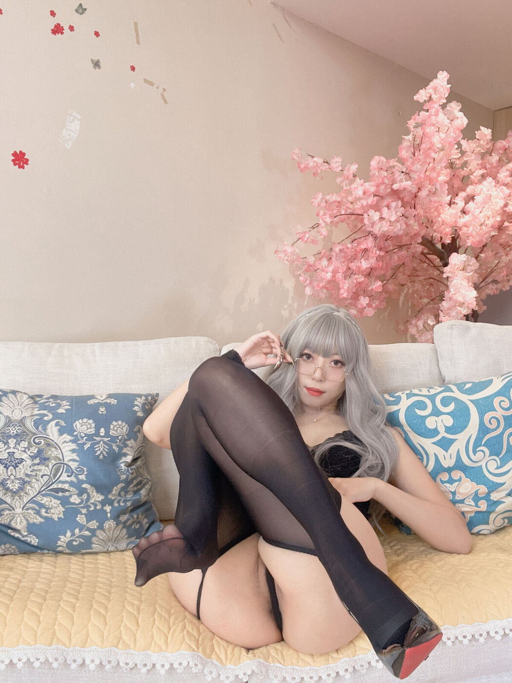 Coser@Money冷冷 – 吊带高叉