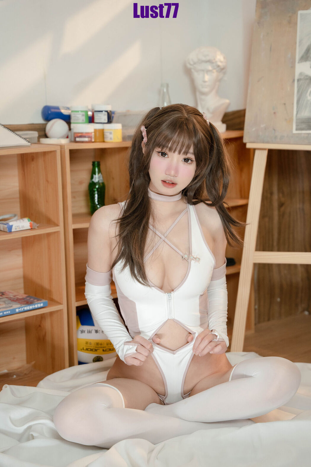 Coser@柒柒要乖哦 – 粉色泳衣