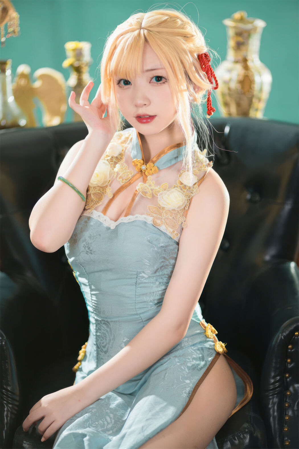 Coser@花铃 – 玉瓯立旗袍