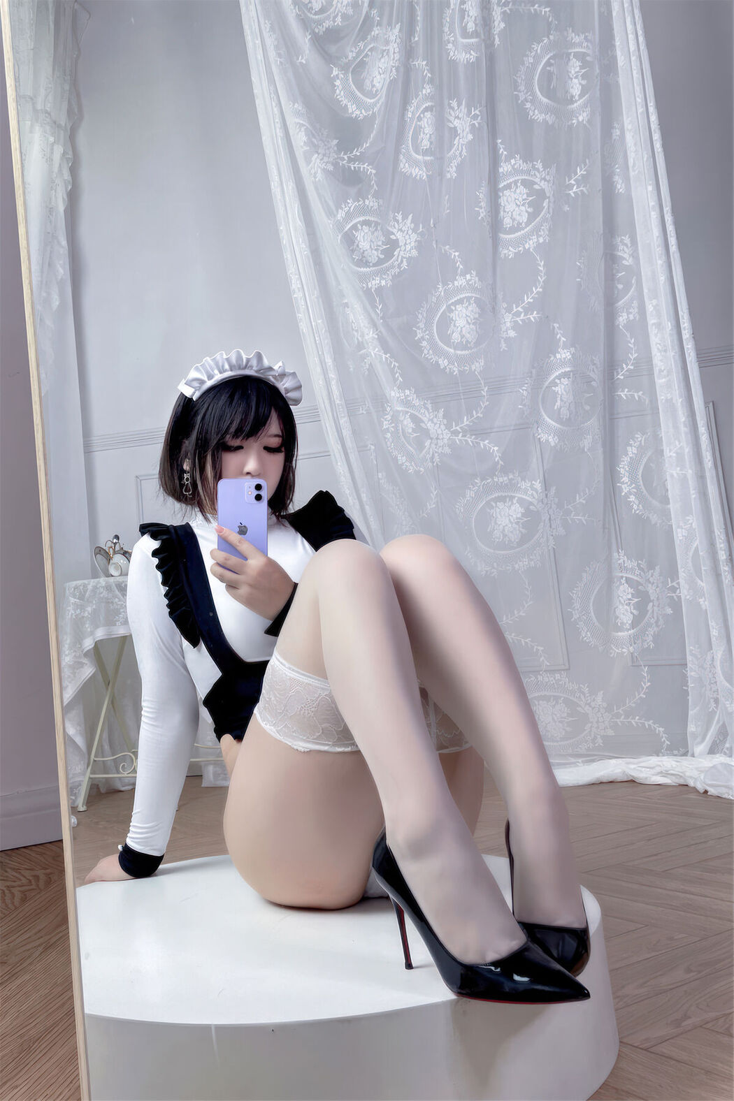 Coser@半半子 – 纯白女仆