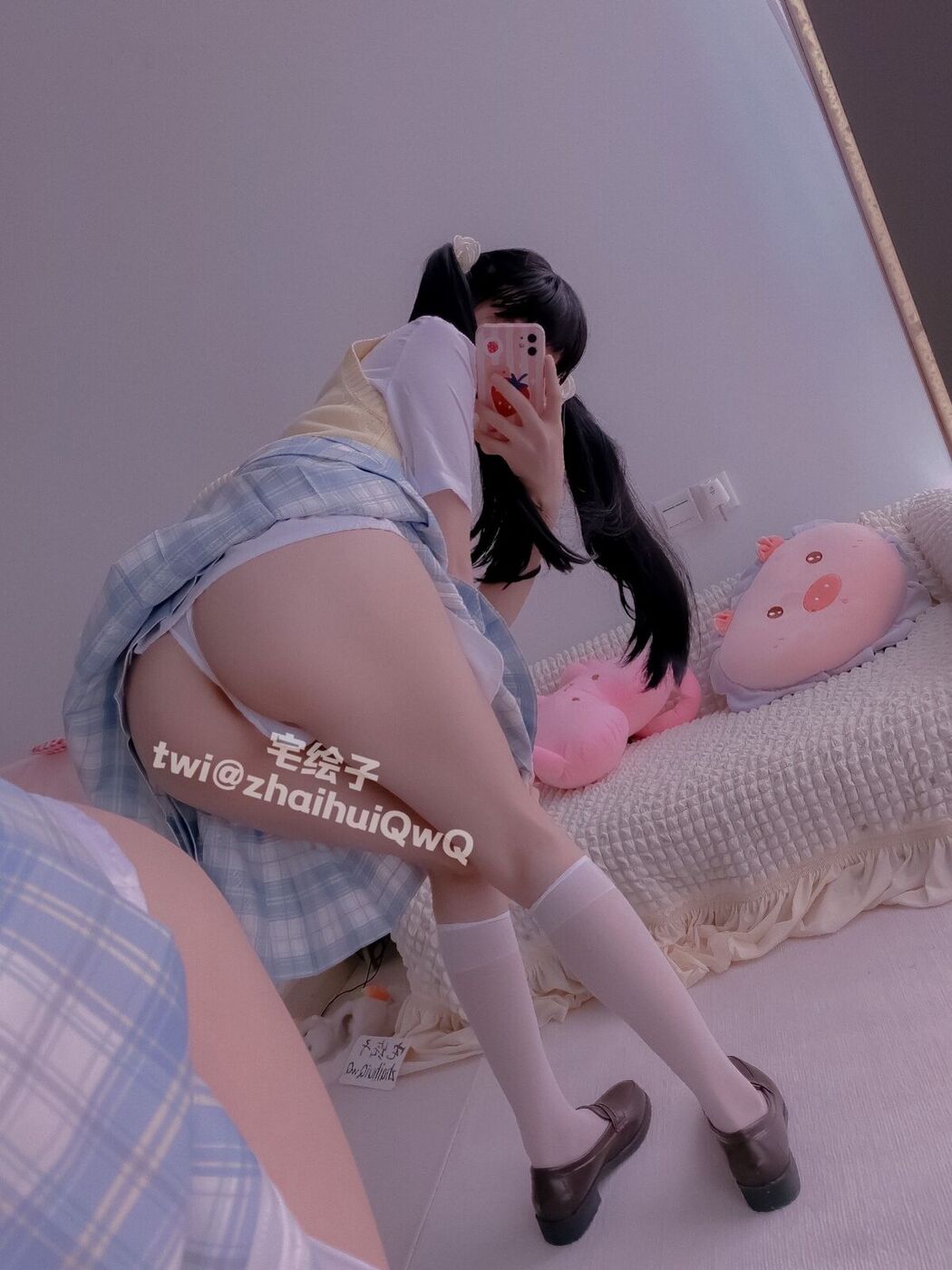 Coser@二阶堂 – JK白丝段袜