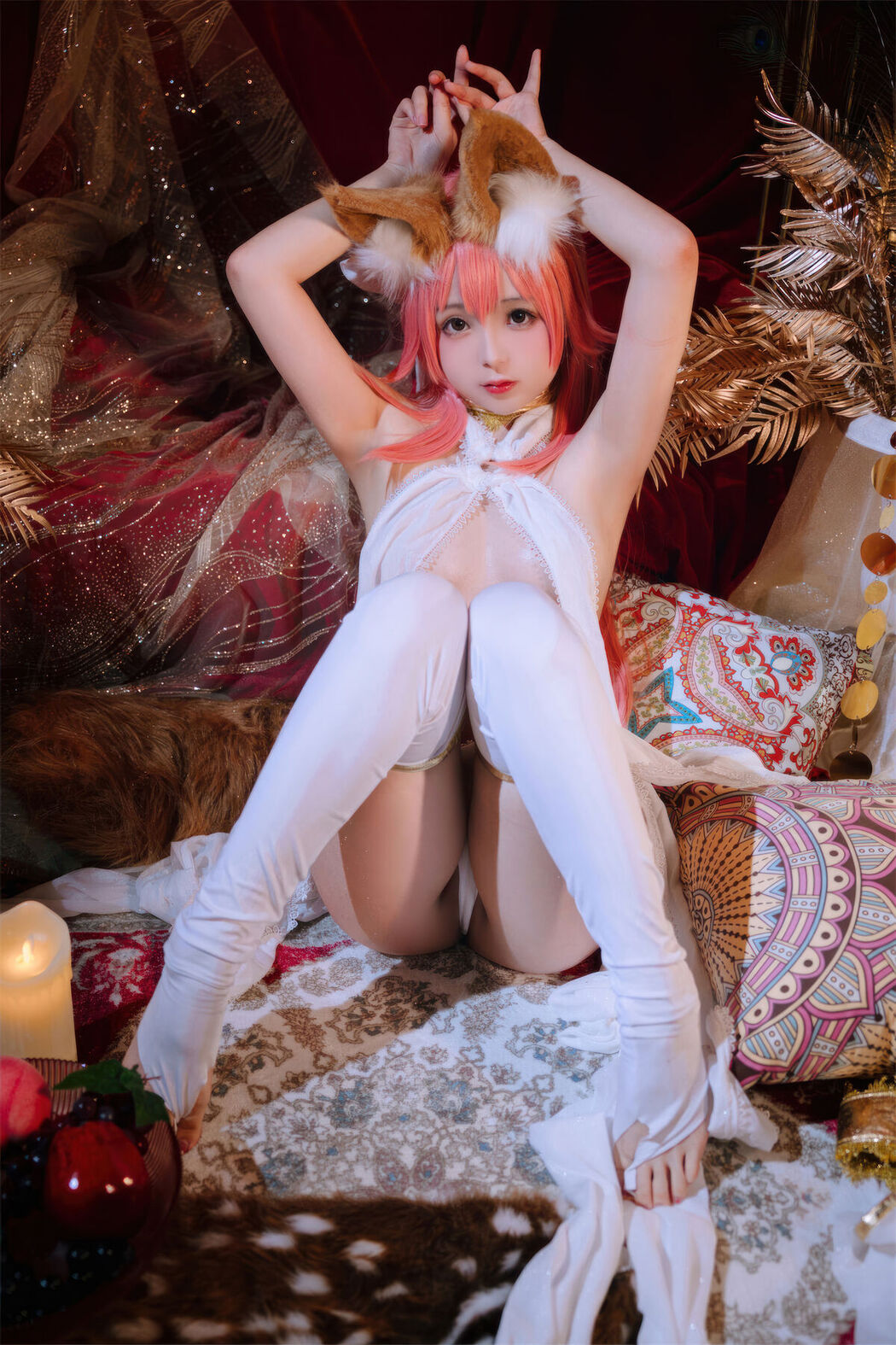 Coser@日奈娇 – 玉藻前舞娘 – 涂油