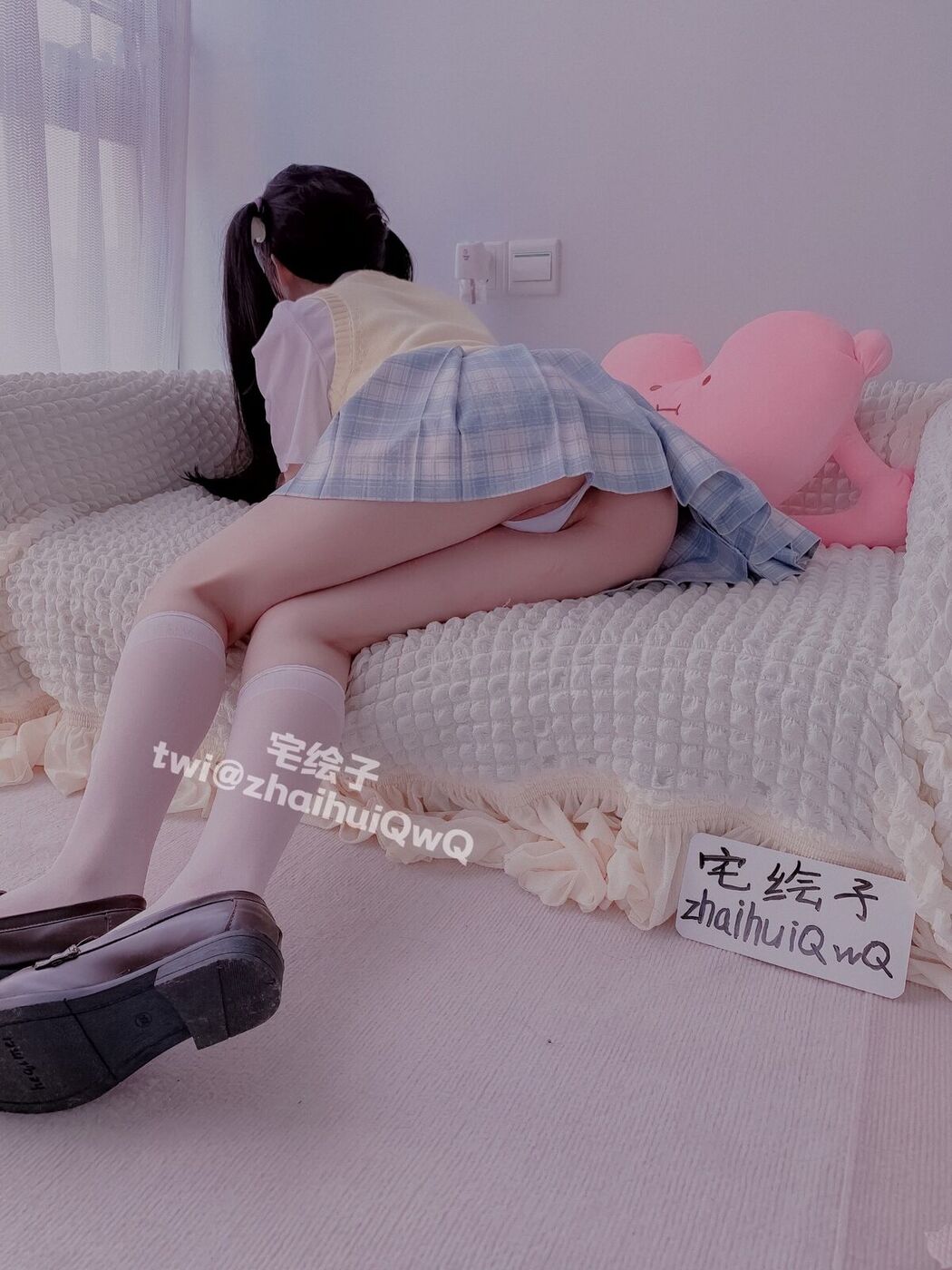 Coser@二阶堂 – JK白丝段袜