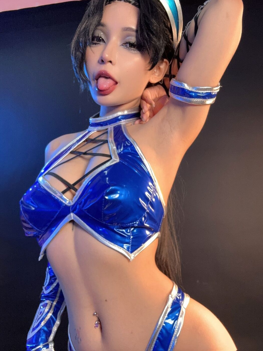 Coser@UmekoJ – Cosplay Kitana Mortal Kombat Part2