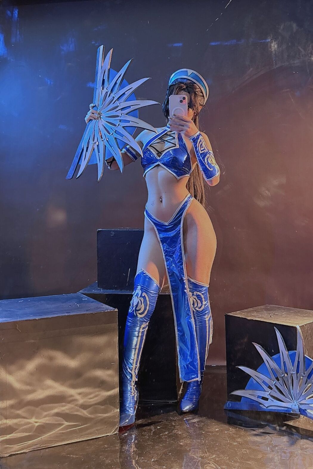 Coser@UmekoJ – Cosplay Kitana Mortal Kombat Part2