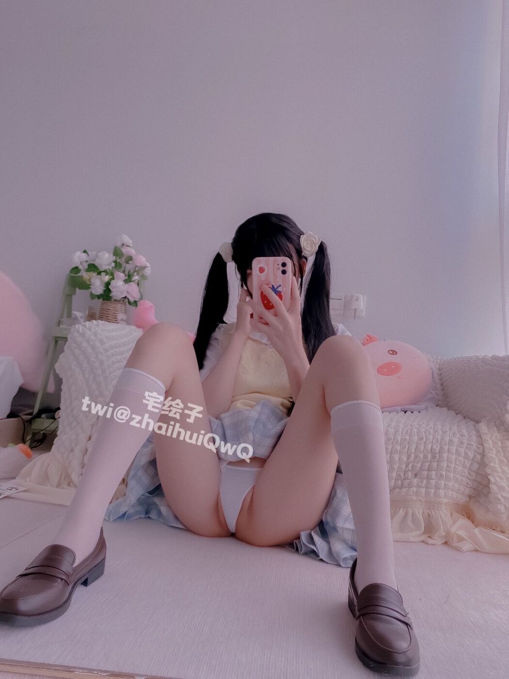 Coser@二阶堂 – JK白丝段袜