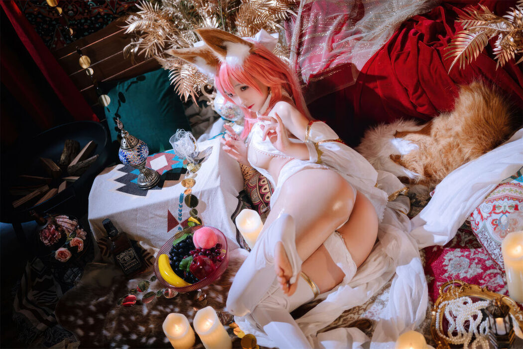 Coser@日奈娇 – 玉藻前舞娘 – 涂油