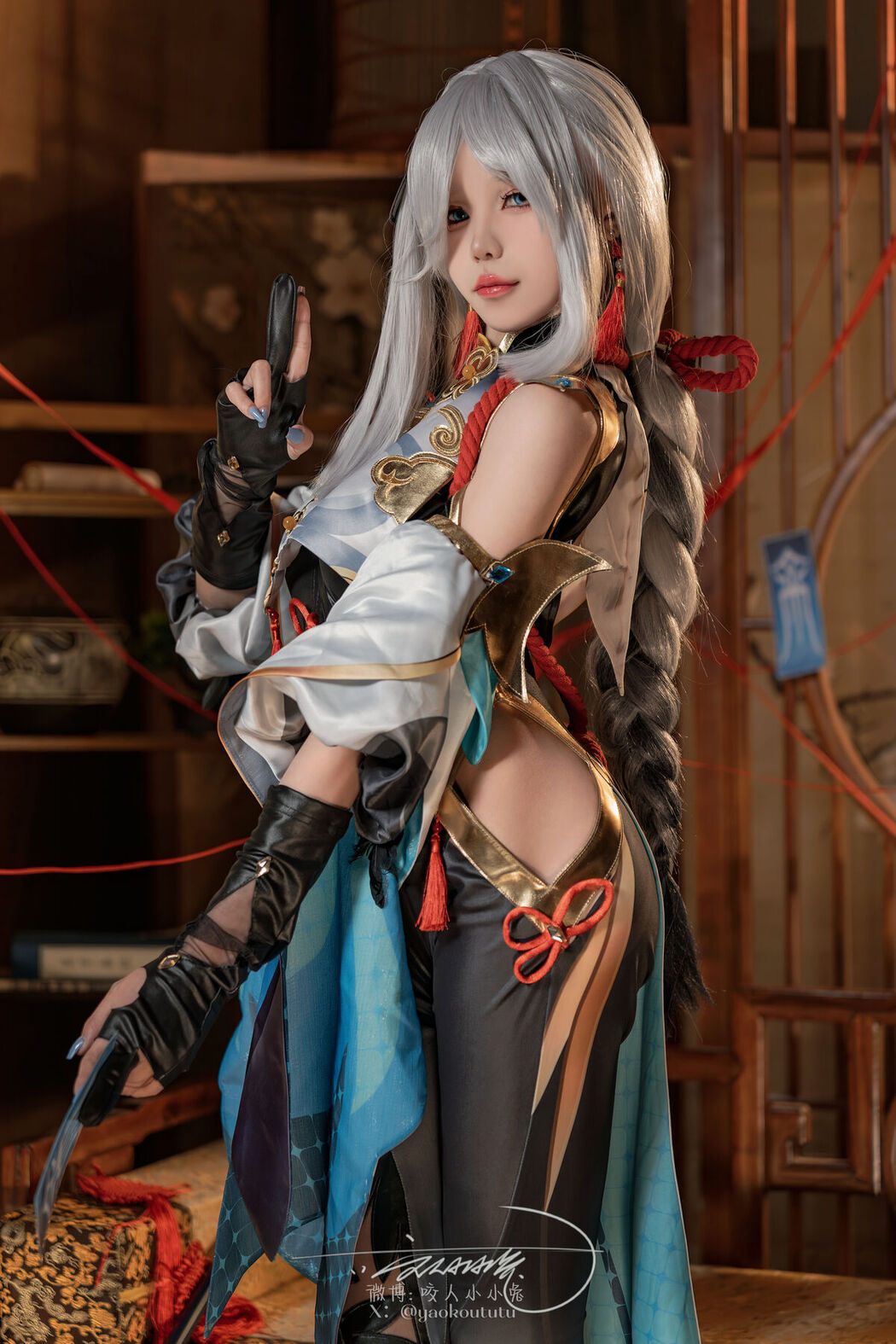 Coser@黏黏团子兔 – 申鹤-明枪 And 小剧场